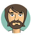 Man with beard and mustache