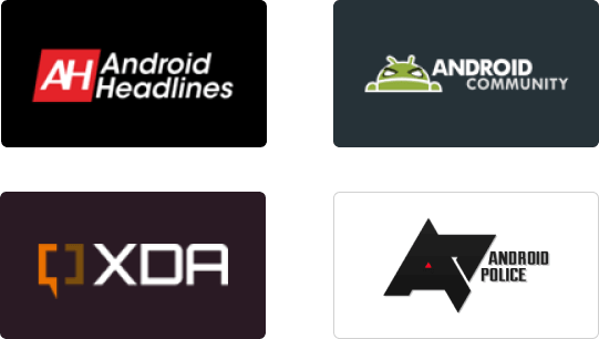 Black background with logos