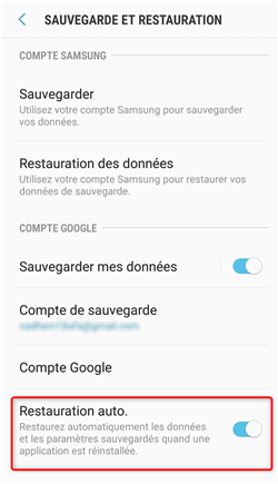 Récupération des messages supprimés