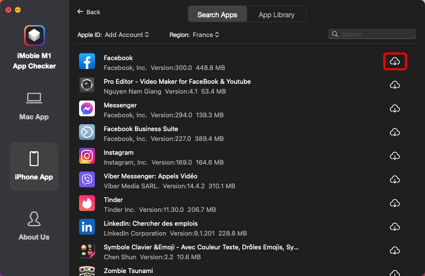 Téléchargez l'application