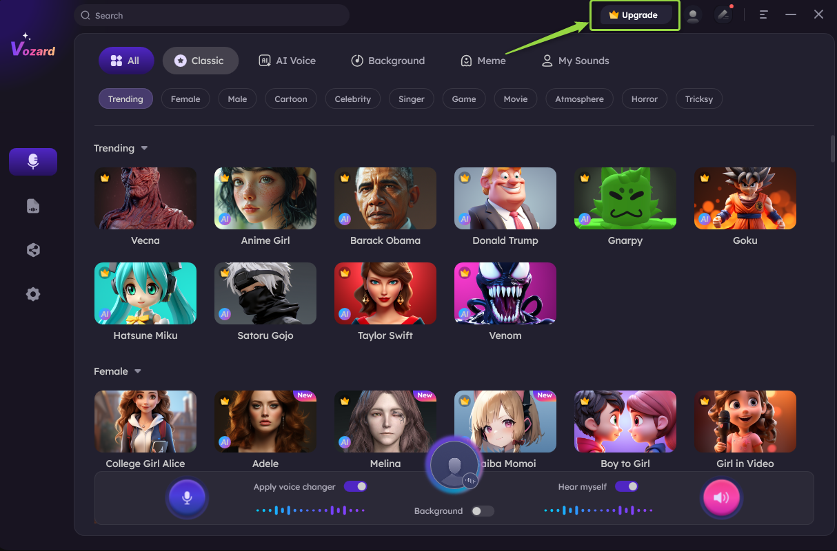 Click Upgrade to Pro button